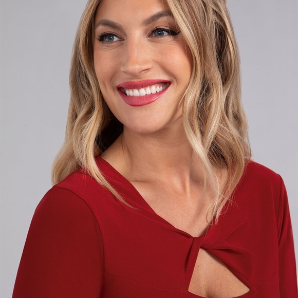 Sympli Red Women's Top - Picture 9 of 10